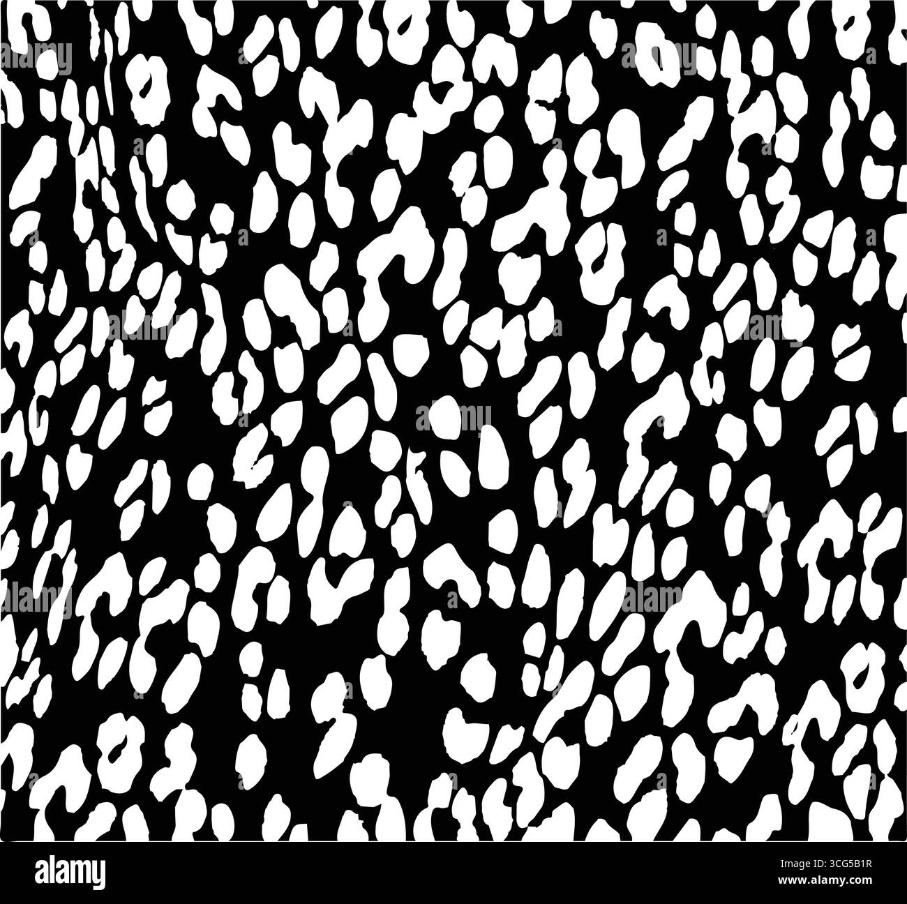 Leopard print. Vector seamless pattern. Animal skin background with ...