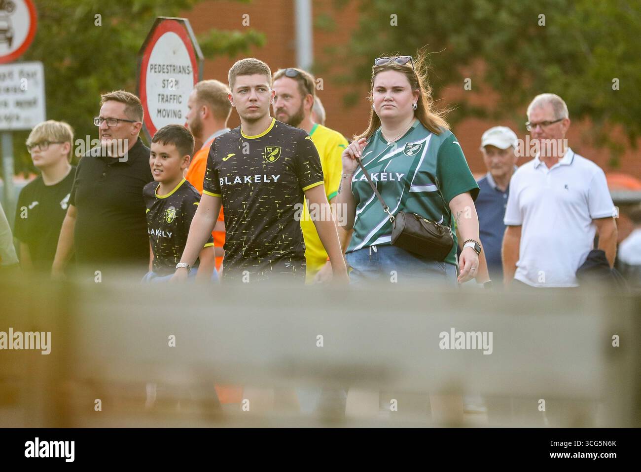 Fans Arrive At Carrow Road Prior To The Carabao Cup Match Norwich City Fans Arrive At Carrow Road Prior To The Carabao Cup Match Norwich City Vs Southampton At Carrow Road Norwich United Kingdom 26th August 2025photo By Izzy Polesnews Images 3CG5N6K
