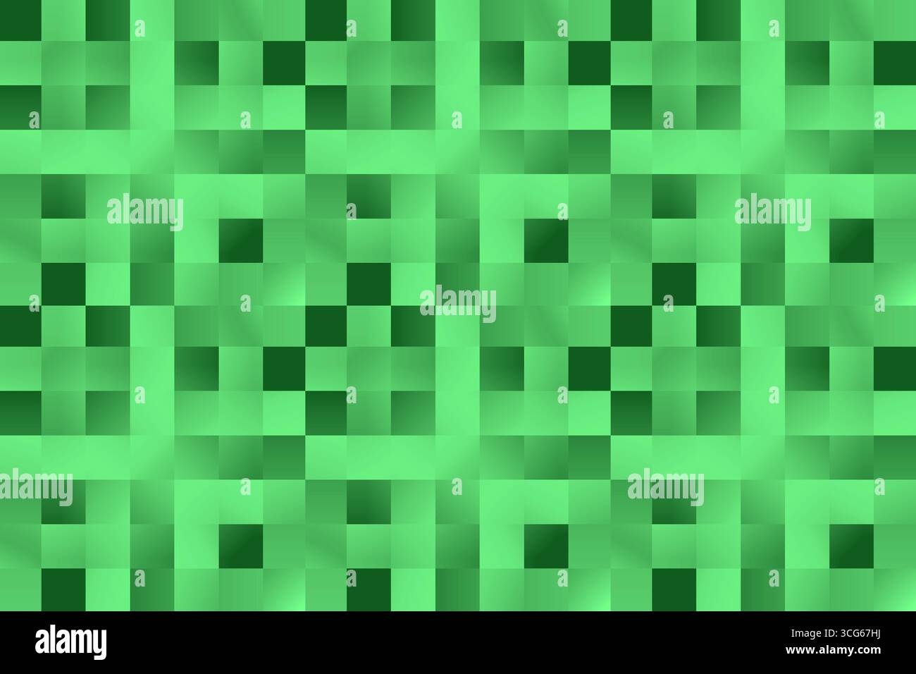 Green geometric shapes pattern hi-res stock photography and images - Alamy