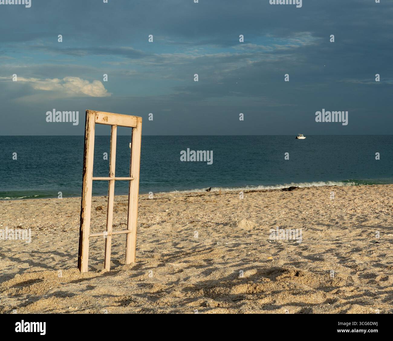 In a nod to Arthur C. Clark, an empty window frame stands in for the ...