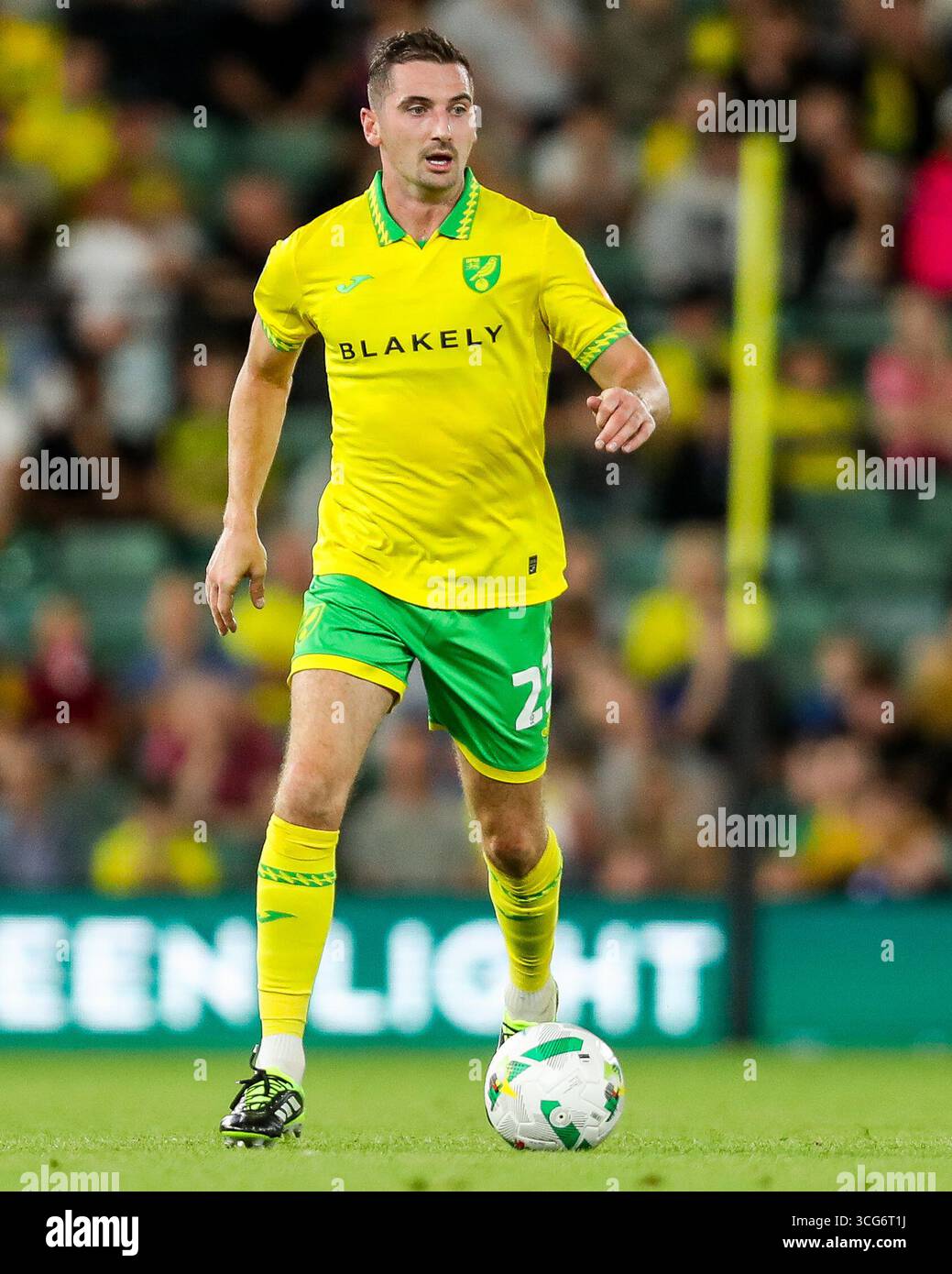Kenny Mclean of Norwich City runs with the ball during the Carabao Cup ...