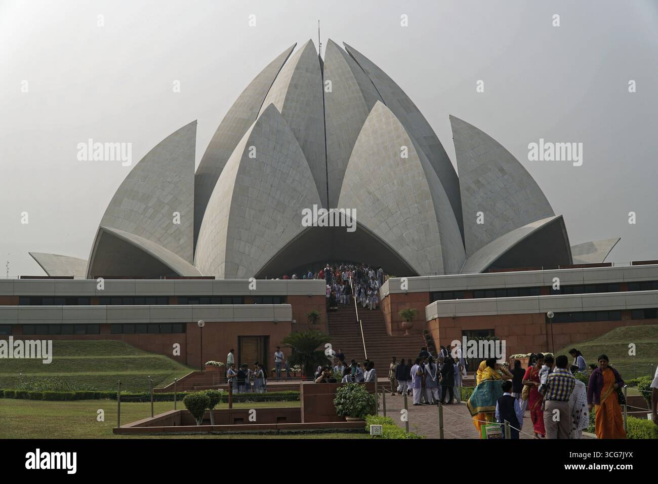 Agra, Jodhpur, Rajasthan, North India, Asia, The iconic Lotus Temple ...