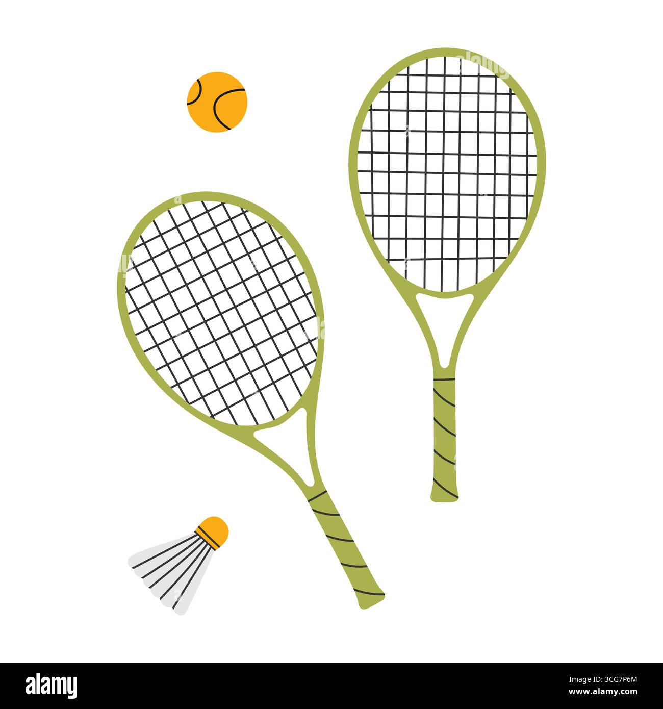 Badminton shuttlecock cartoon hi-res stock photography and images - Alamy