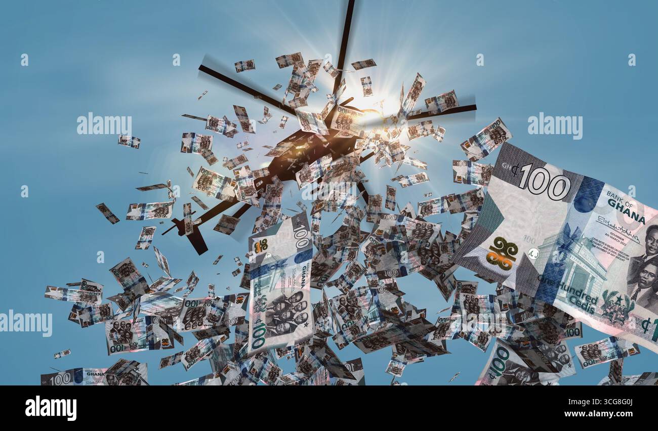 Ghana cedi ghanaian money notes hi-res stock photography and images - Alamy