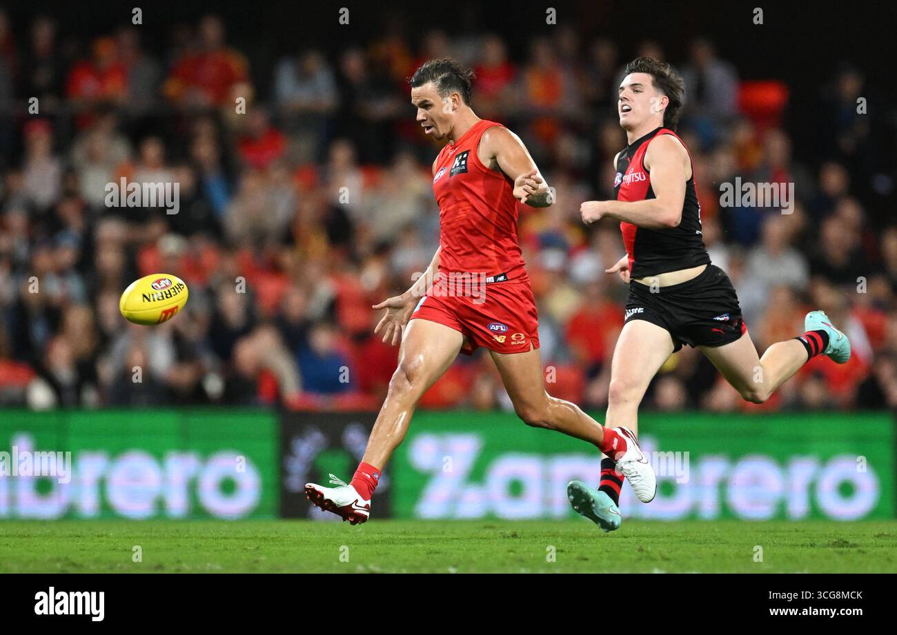 Daniel Rioli of the Suns during the AFL Round 24 match between the Gold ...