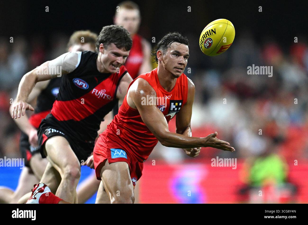 Daniel Rioli of the Suns during the AFL Round 24 match between the Gold ...