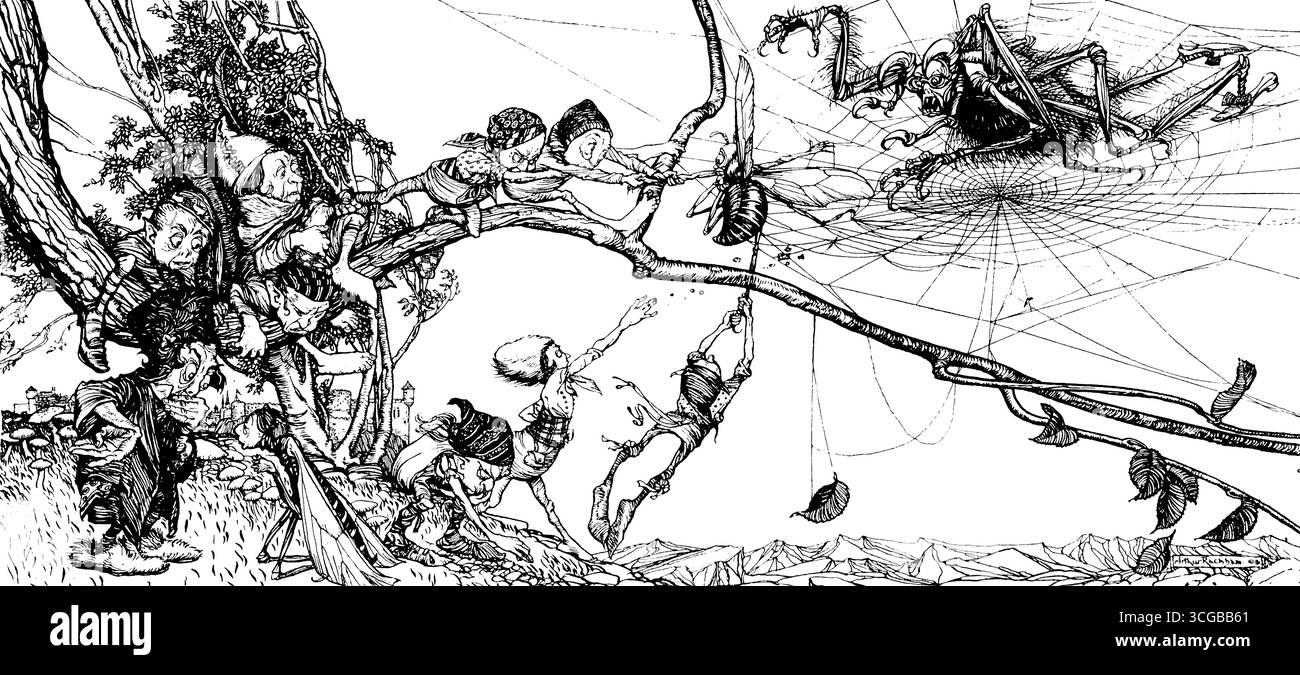 Arthur rackham fairy hi-res stock photography and images - Alamy