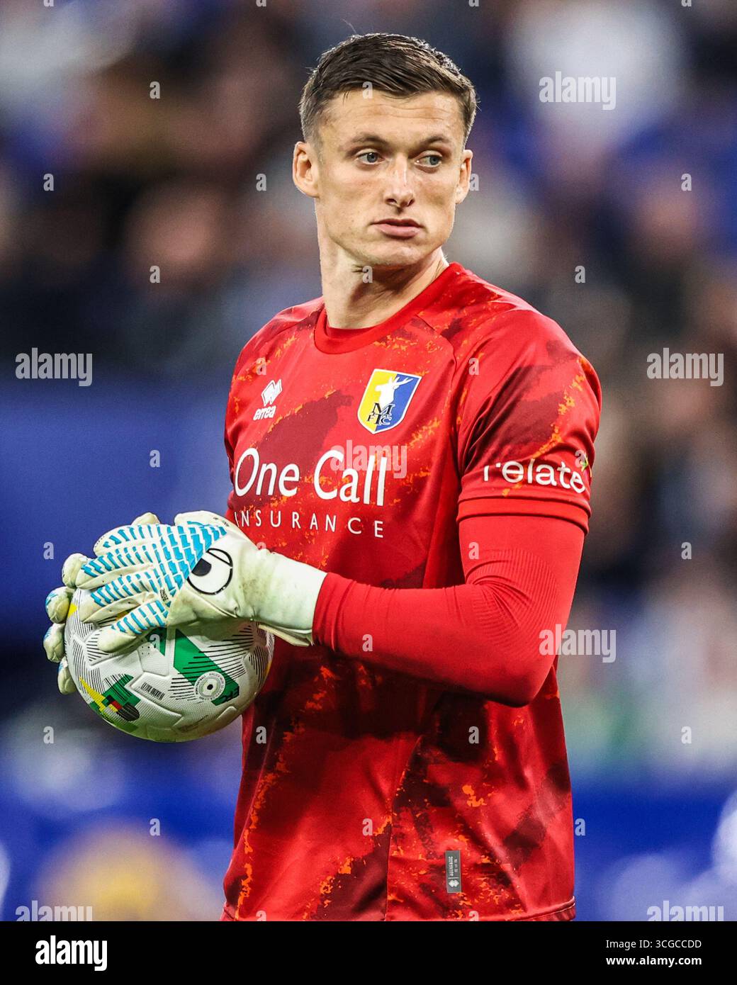 Liam Roberts of Mansfield Town during the Carabao Cup match Everton vs ...