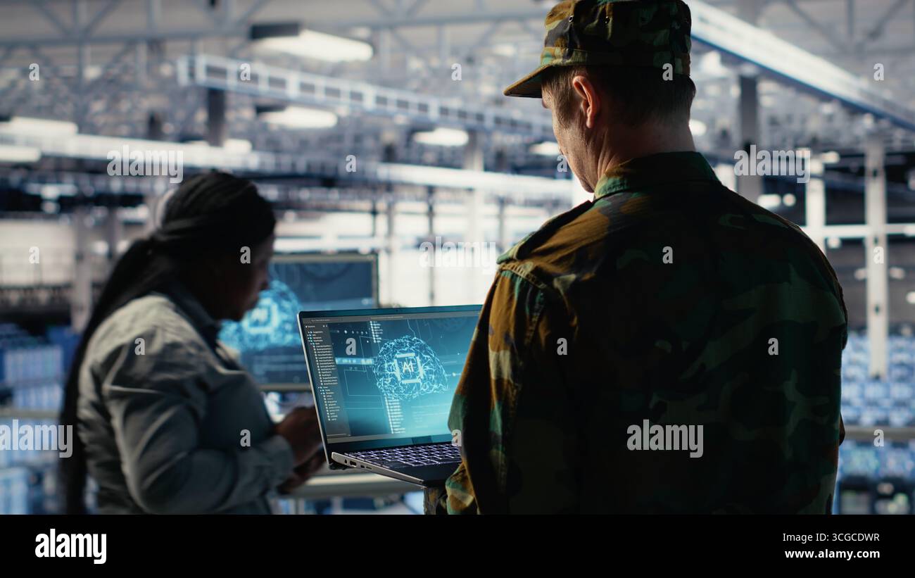 Data center female programmer uses hi-res stock photography and images ...