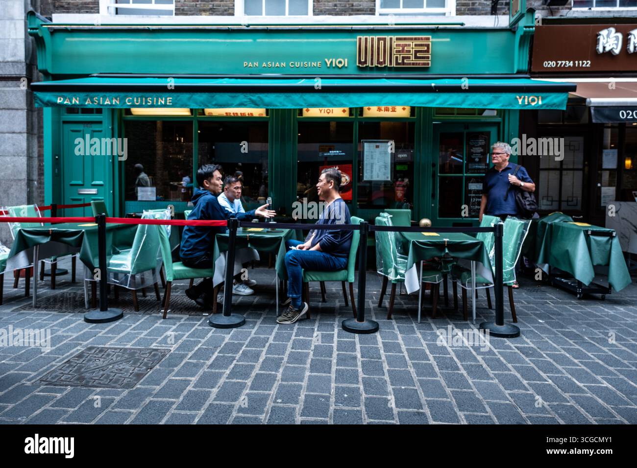 Busy day at London, Chinatown. Stock Photo