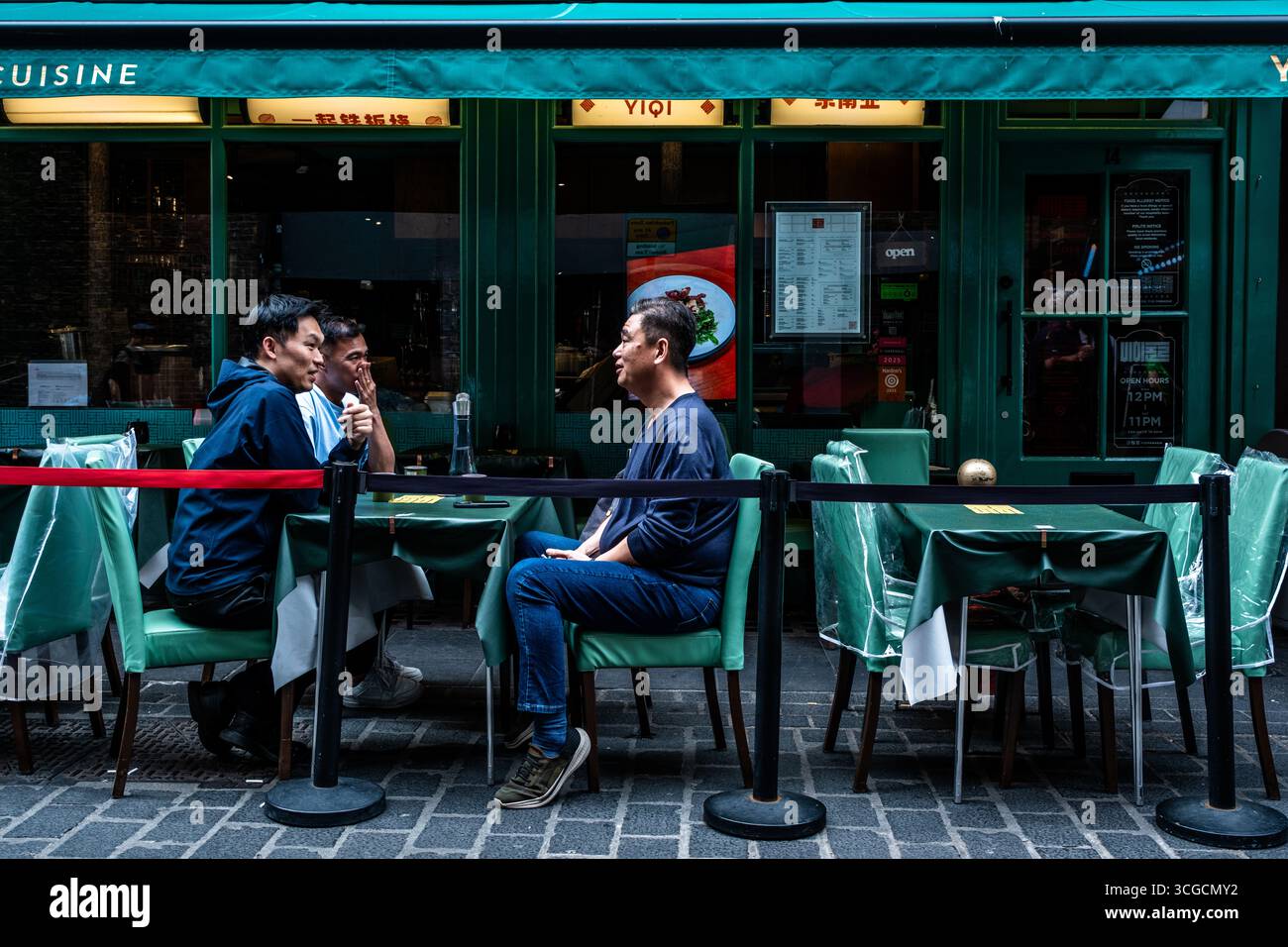 Busy day at London, Chinatown. Stock Photo