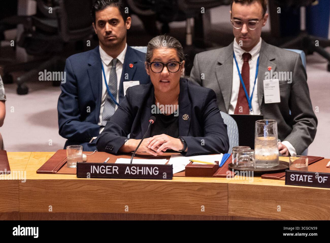 New York, USA. 27th Aug, 2025. Inger Ashing, Chief Executive Officer ...