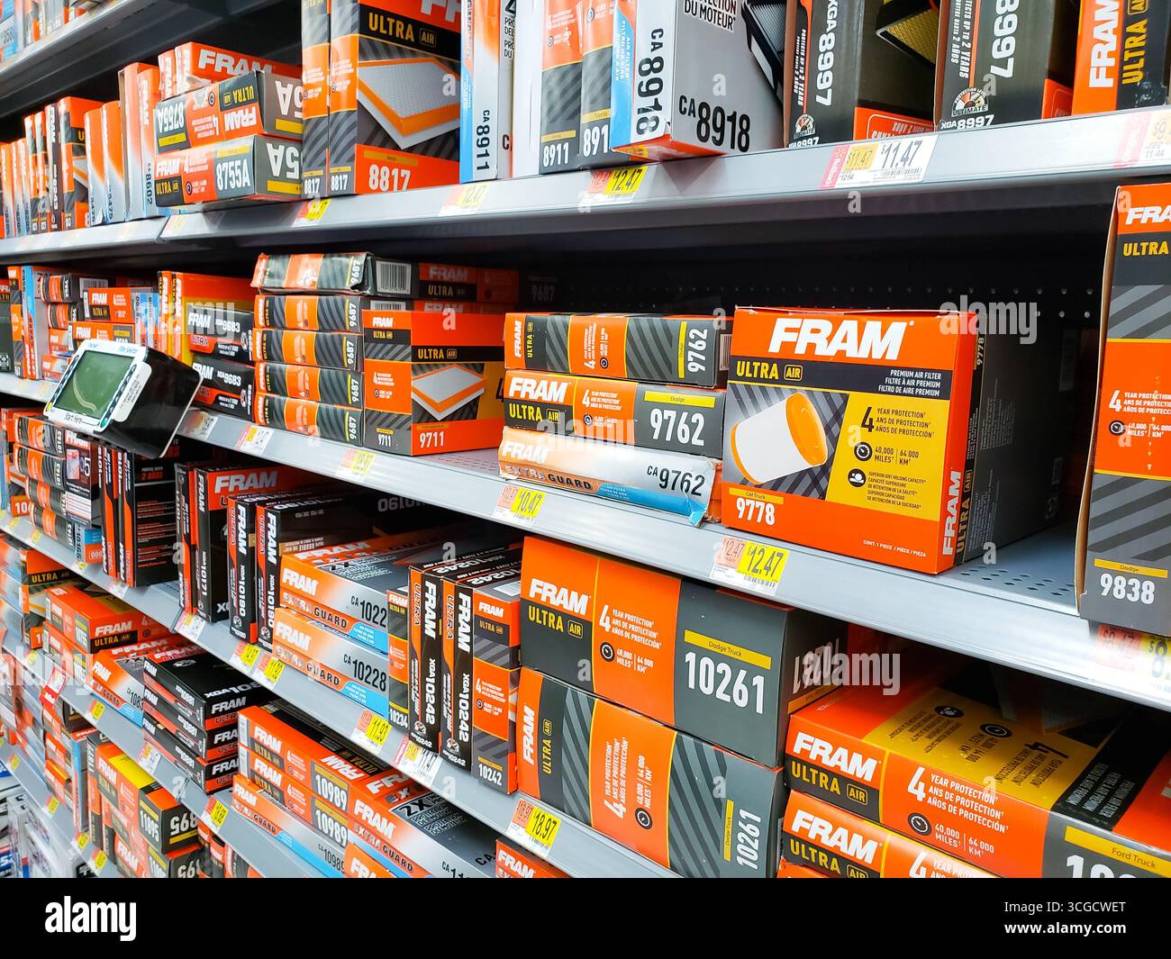 Los Angeles, California, United States - 07-01-2020: A view of several ...