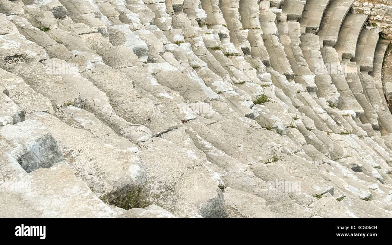 Ancient stone amphitheater structure showcasing remarkable ...