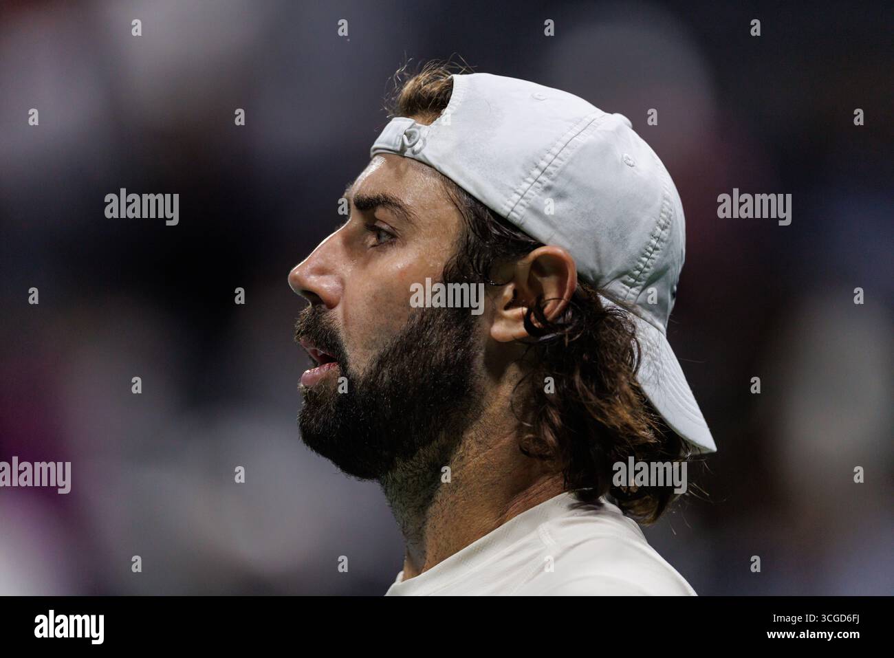 Queens, United States. 27th Aug, 2025. Queens, New York City. 27 Aug 2025: Jordan Thompson (AUS) during 2025 US Open. Credit: corleve/Alamy Live News Stock Photo