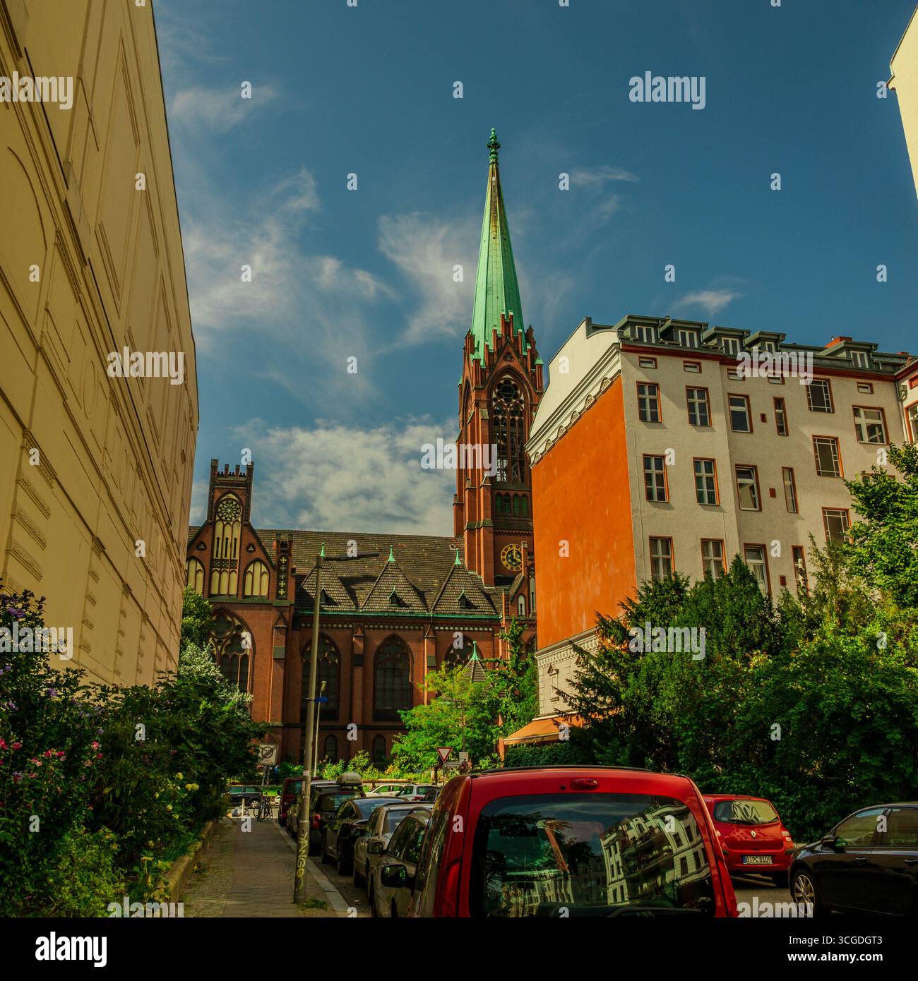 Historic architecture in Berlin, Germany Stock Photo