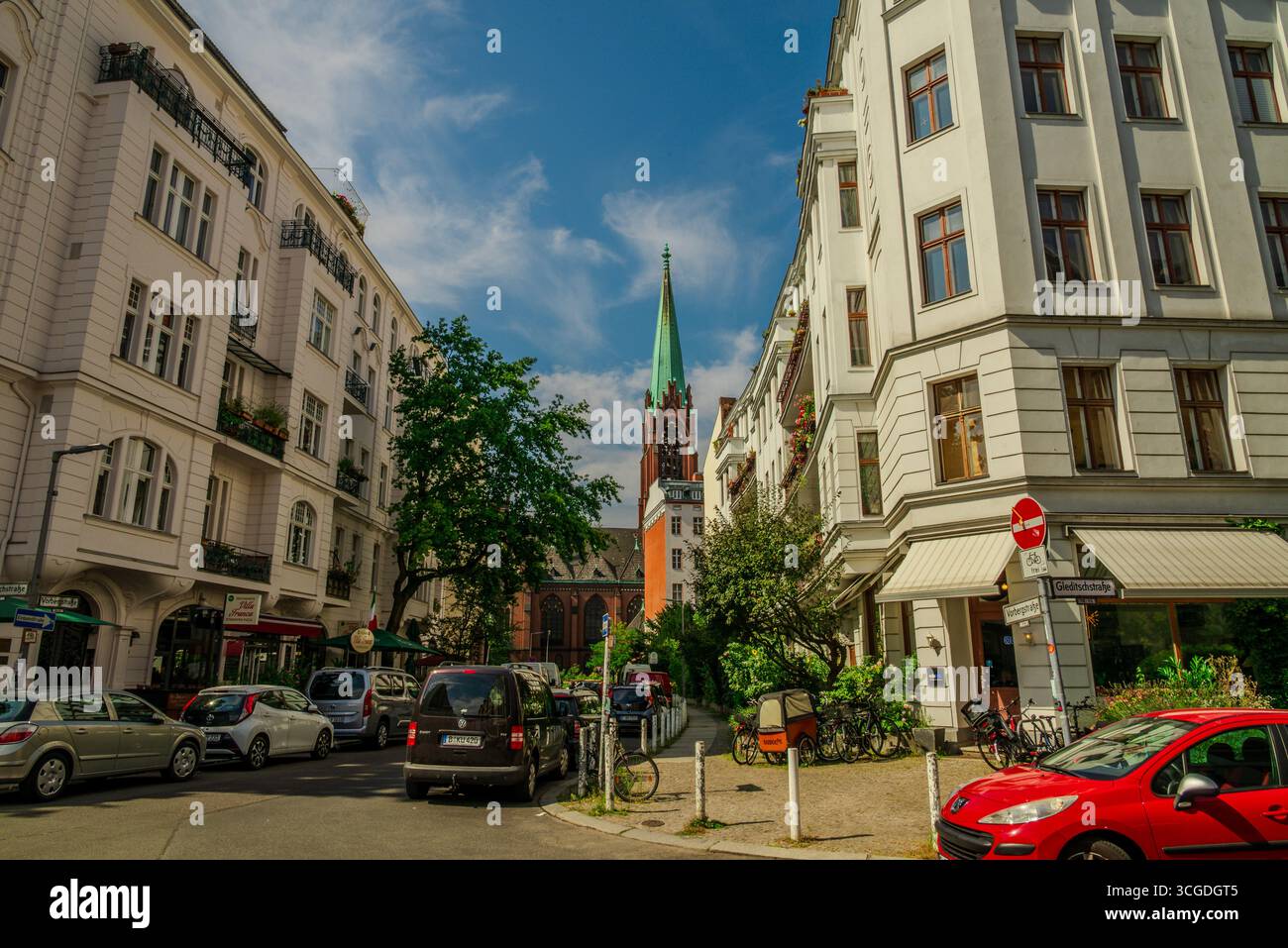 Historic architecture in Berlin, Germany Stock Photo