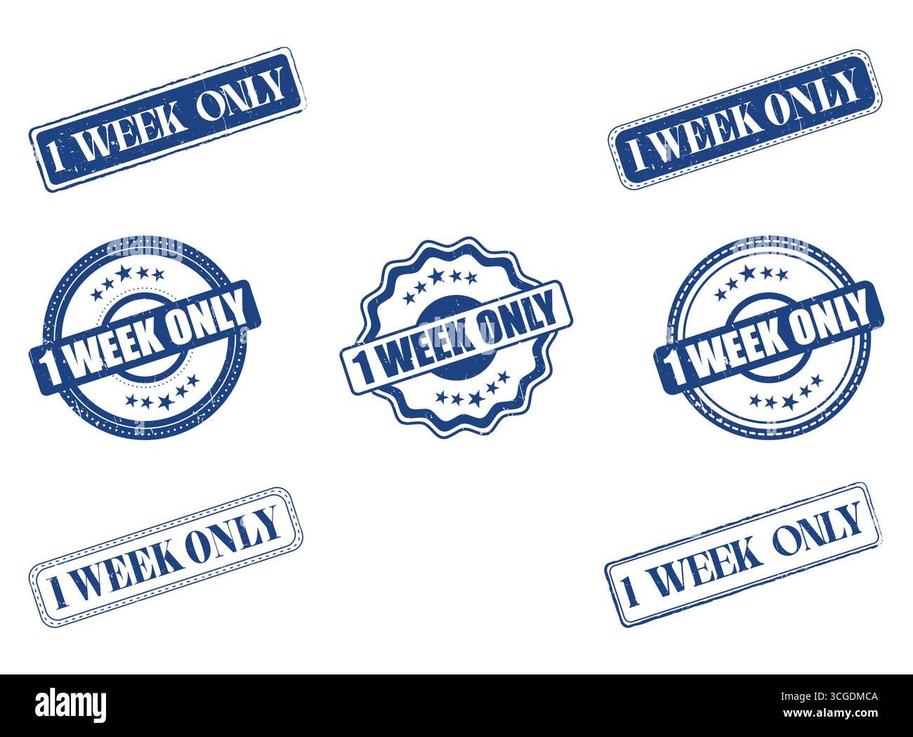 Limited collection round stamp Stock Vector Images - Alamy