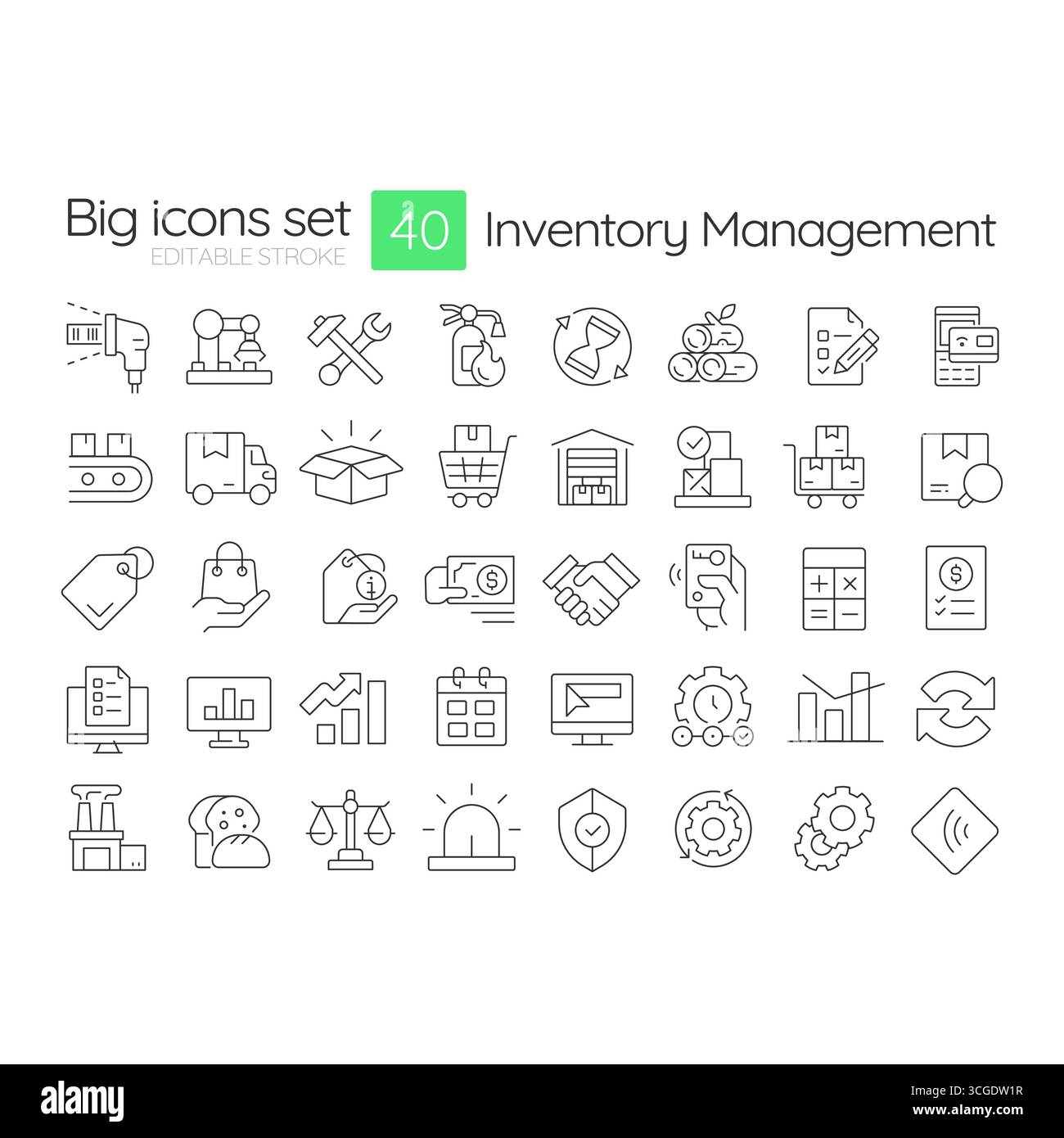 Control inventory management vector storage distribution hi-res stock ...
