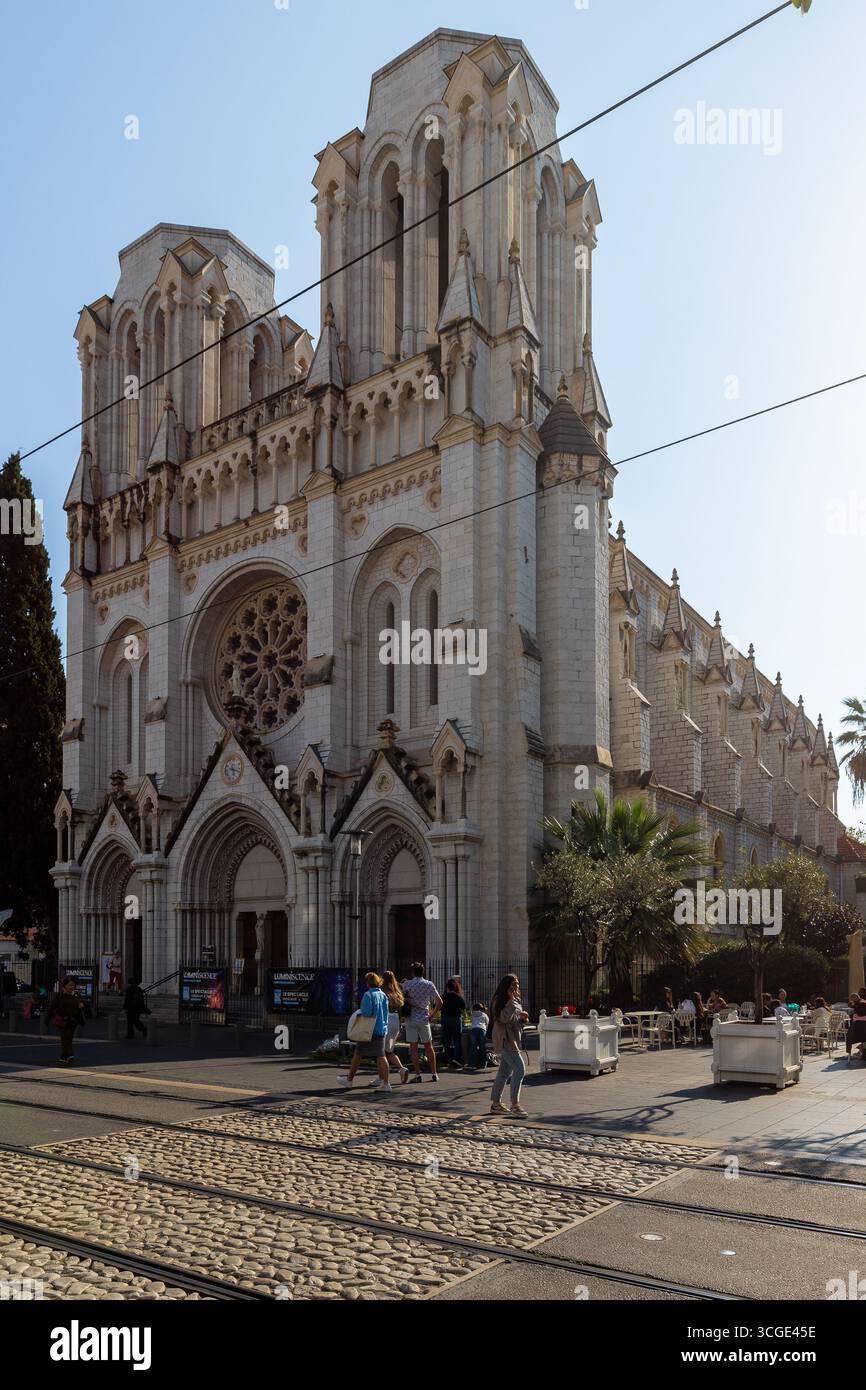 Nice Cathedral Rome Basilica of Notre-Dame de Nice is a Roman Catholic basilica situated on ...