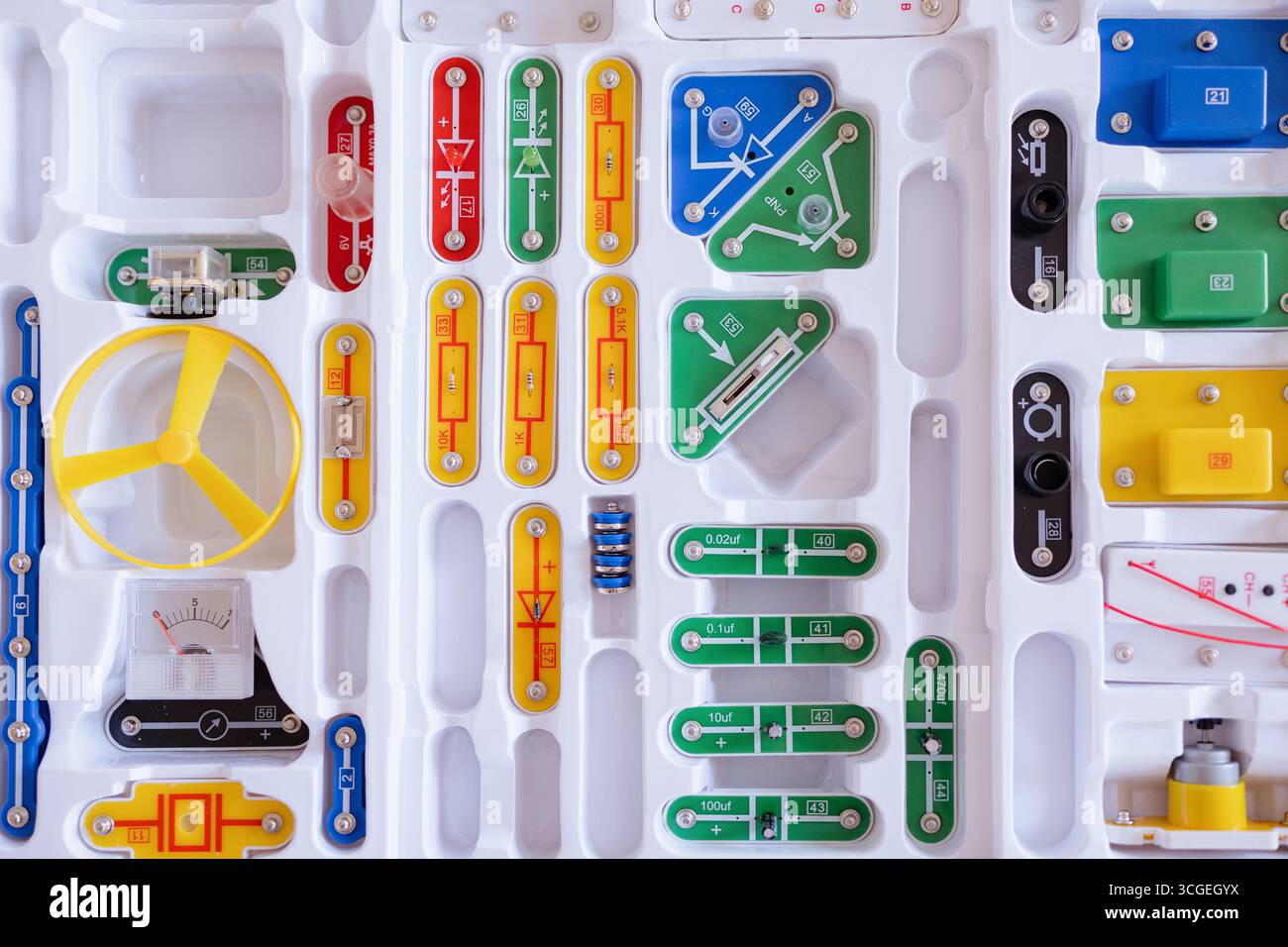 Constructing Circuits Experimenting with components hi-res stock photography and images - Alamy