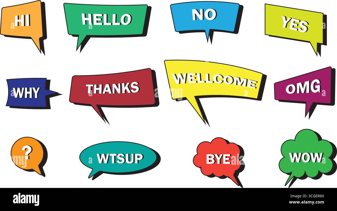 Clean modern messaging user Stock Vector Images - Alamy