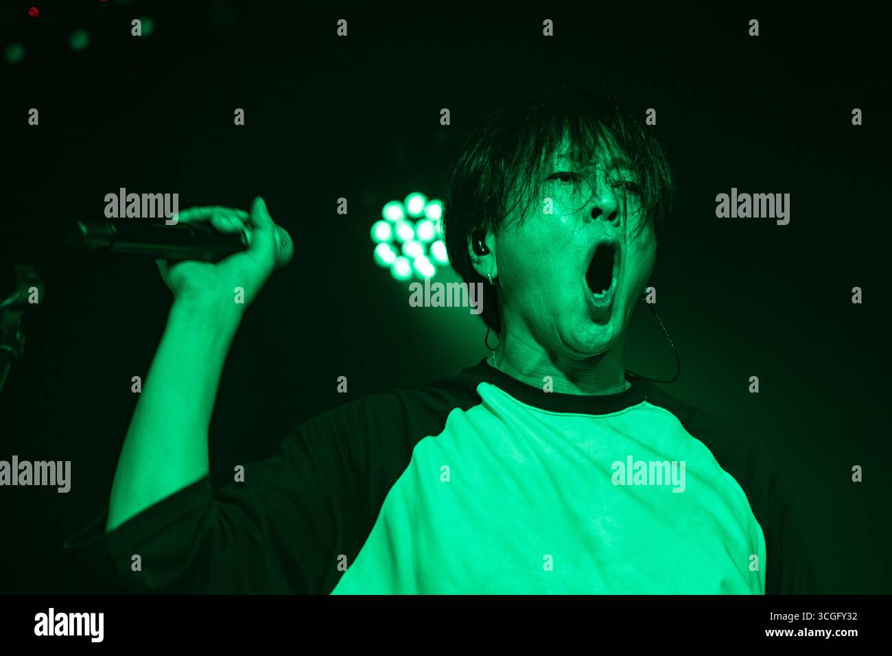 Yoon Do-hyun of South Korean band YB (Yoon Do-hyun Band) poses as