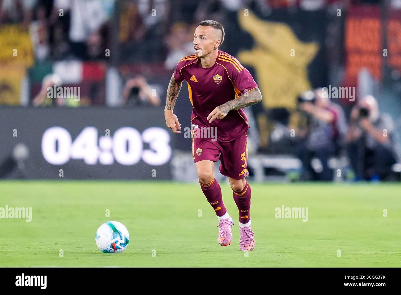 Angelino of AS Roma during the Serie A Enilive match between AS Roma ...