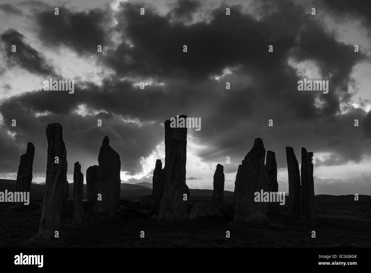 Lewis harris stones Black and White Stock Photos & Images - Alamy