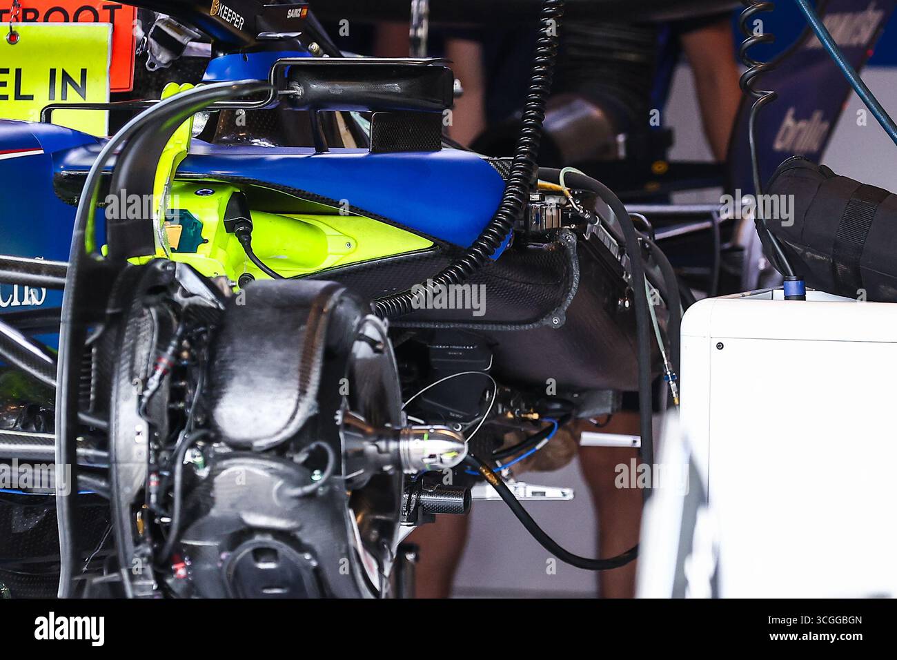 Williams Racing FW47, mechanical detail side spod, aerodynamism ...