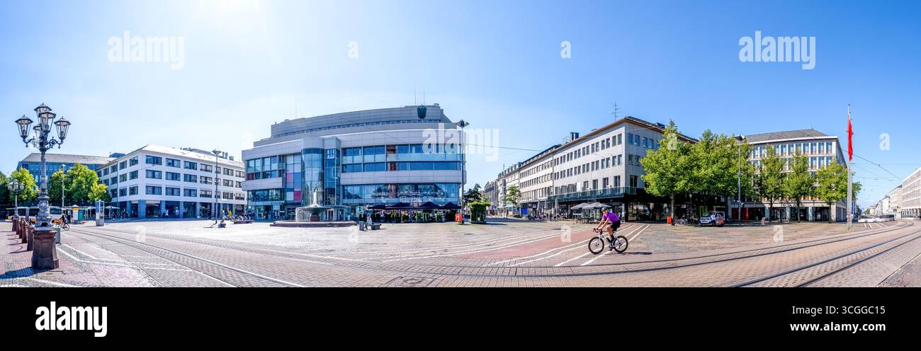 Old city of Darmstadt, Hessen, Germany Stock Photo