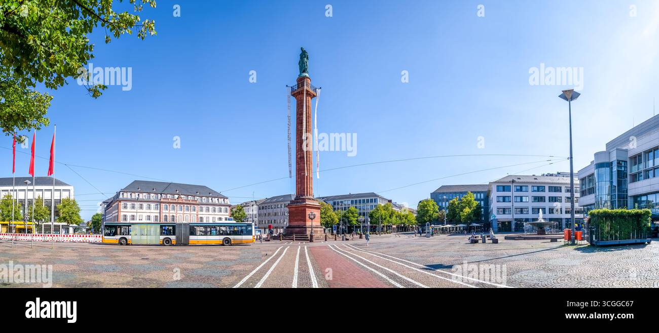 Old city of Darmstadt, Hessen, Germany Stock Photo