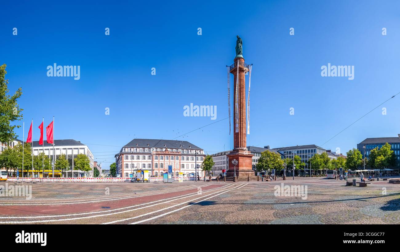 Old city of Darmstadt, Hessen, Germany Stock Photo