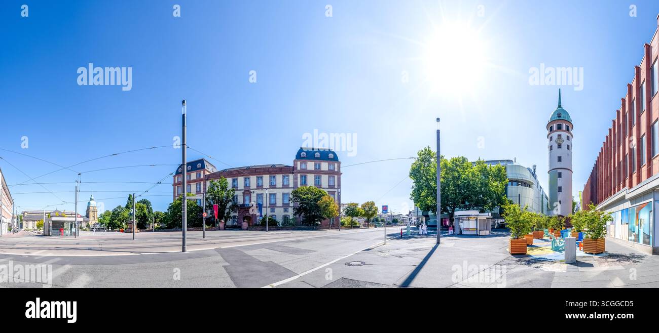 Old city of Darmstadt, Hessen, Germany Stock Photo