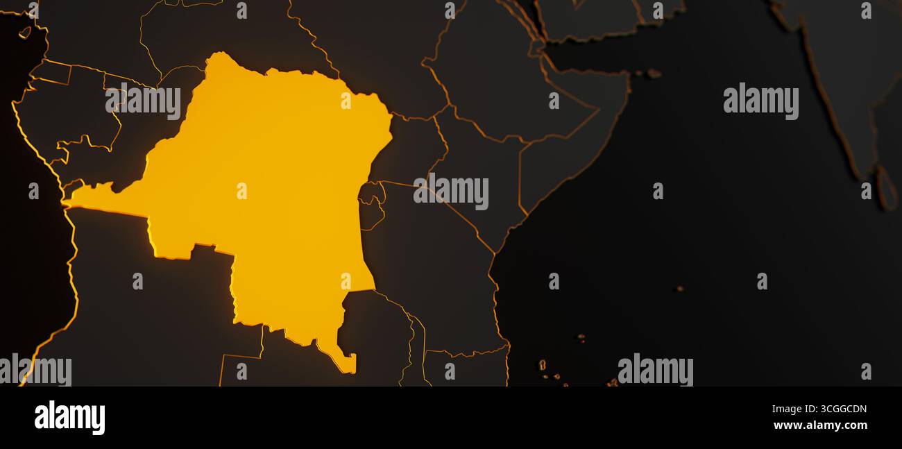 Democratic republic congo africa map hi-res stock photography and ...