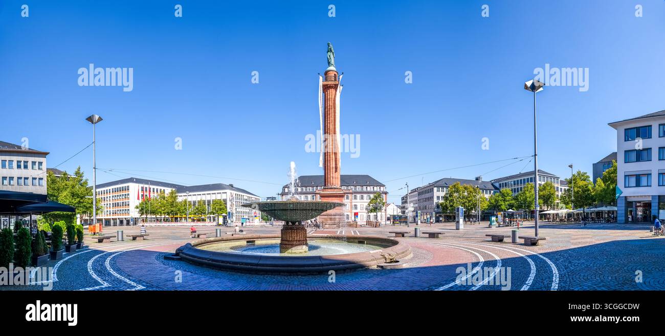 Old city of Darmstadt, Hessen, Germany Stock Photo