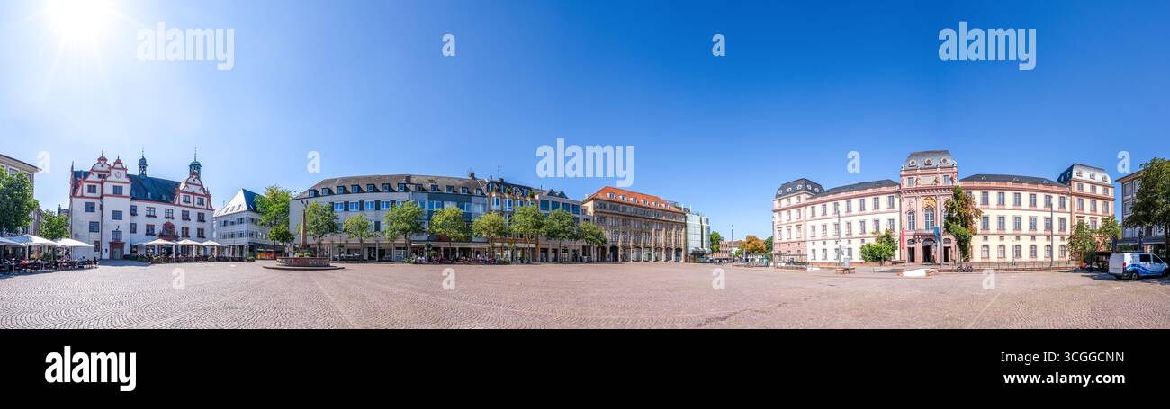 Old city of Darmstadt, Hessen, Germany Stock Photo