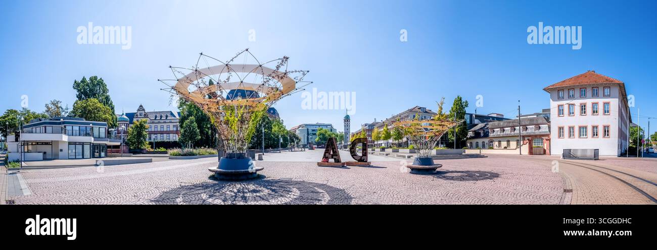 Old city of Darmstadt, Hessen, Germany Stock Photo