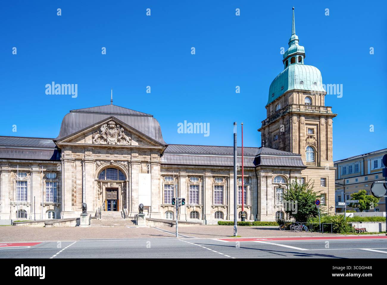 Old city of Darmstadt, Hessen, Germany Stock Photo