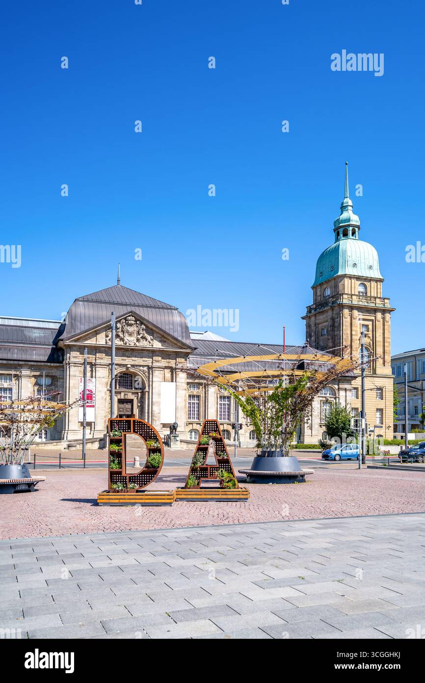 Old city of Darmstadt, Hessen, Germany Stock Photo
