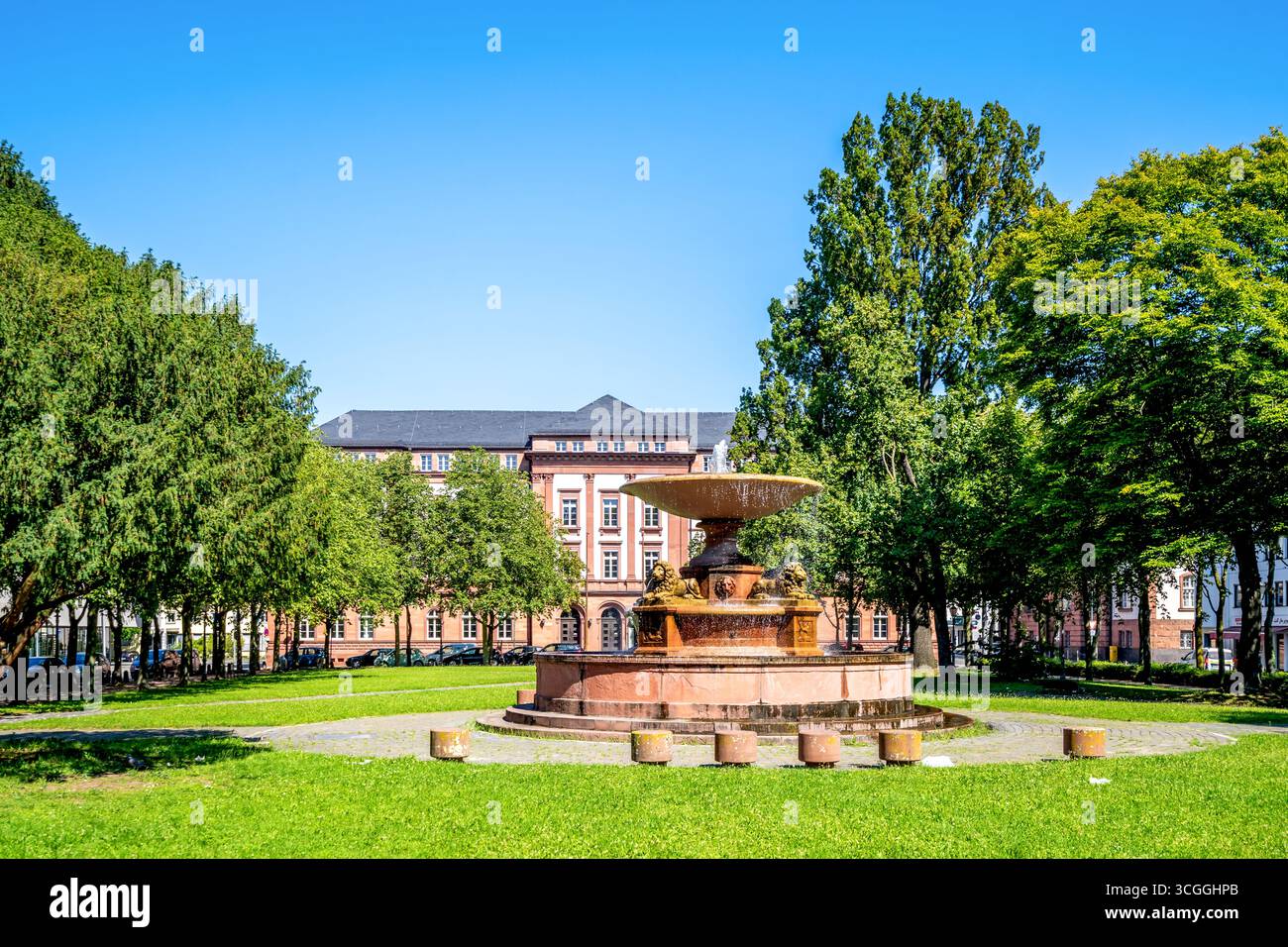 Old city of Darmstadt, Hessen, Germany Stock Photo