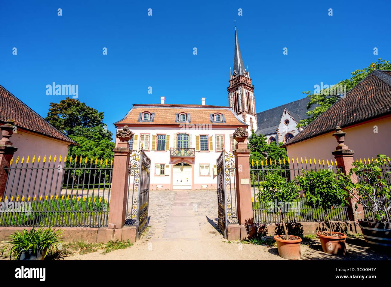 Prince Georg Garden, Darmstadt, Hessen, Germany Stock Photo