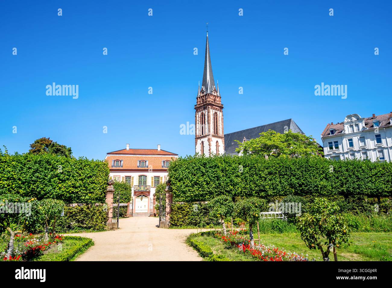 Prince Georg Garden, Darmstadt, Hessen, Germany Stock Photo