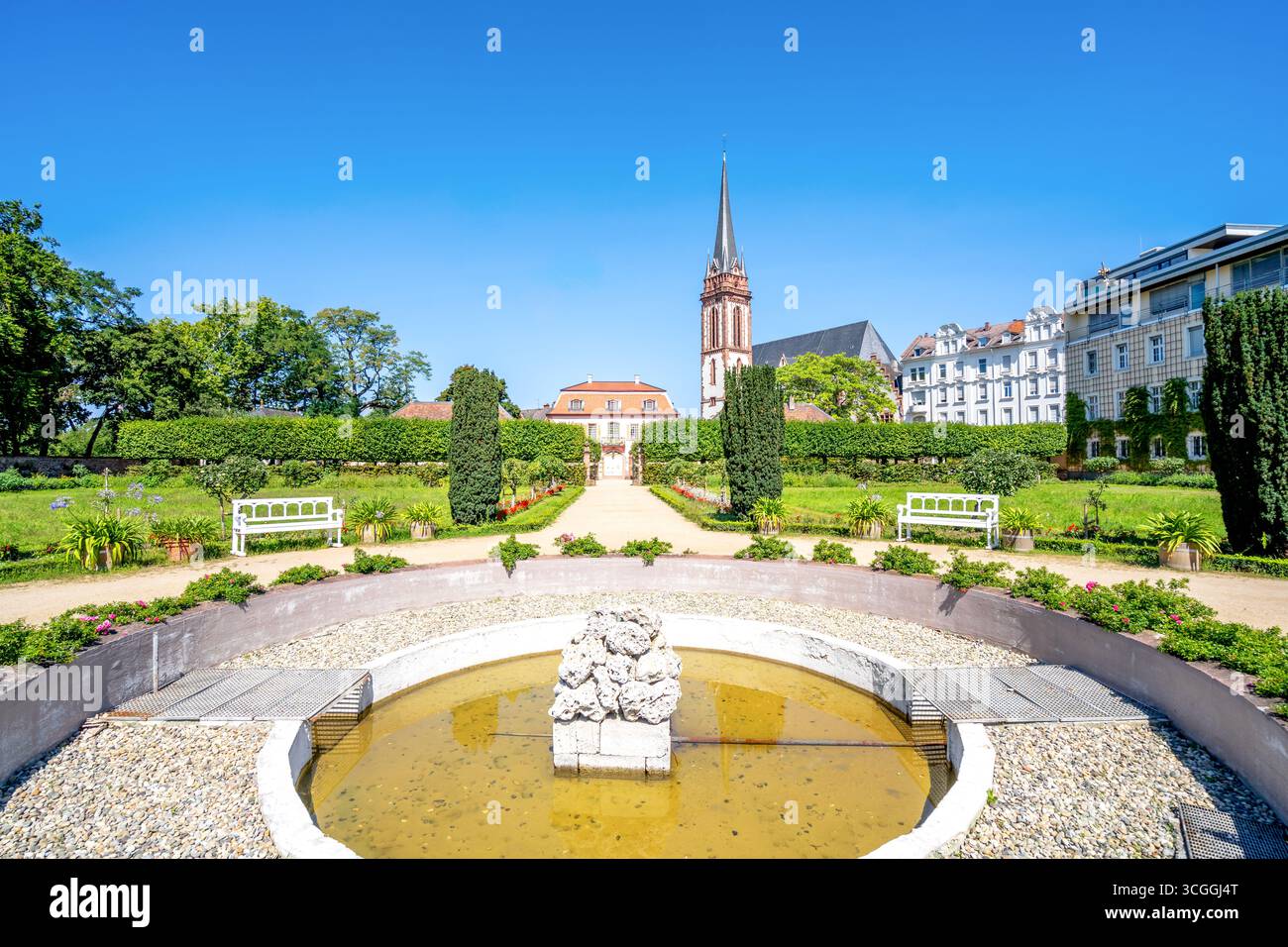 Prince Georg Garden, Darmstadt, Hessen, Germany Stock Photo
