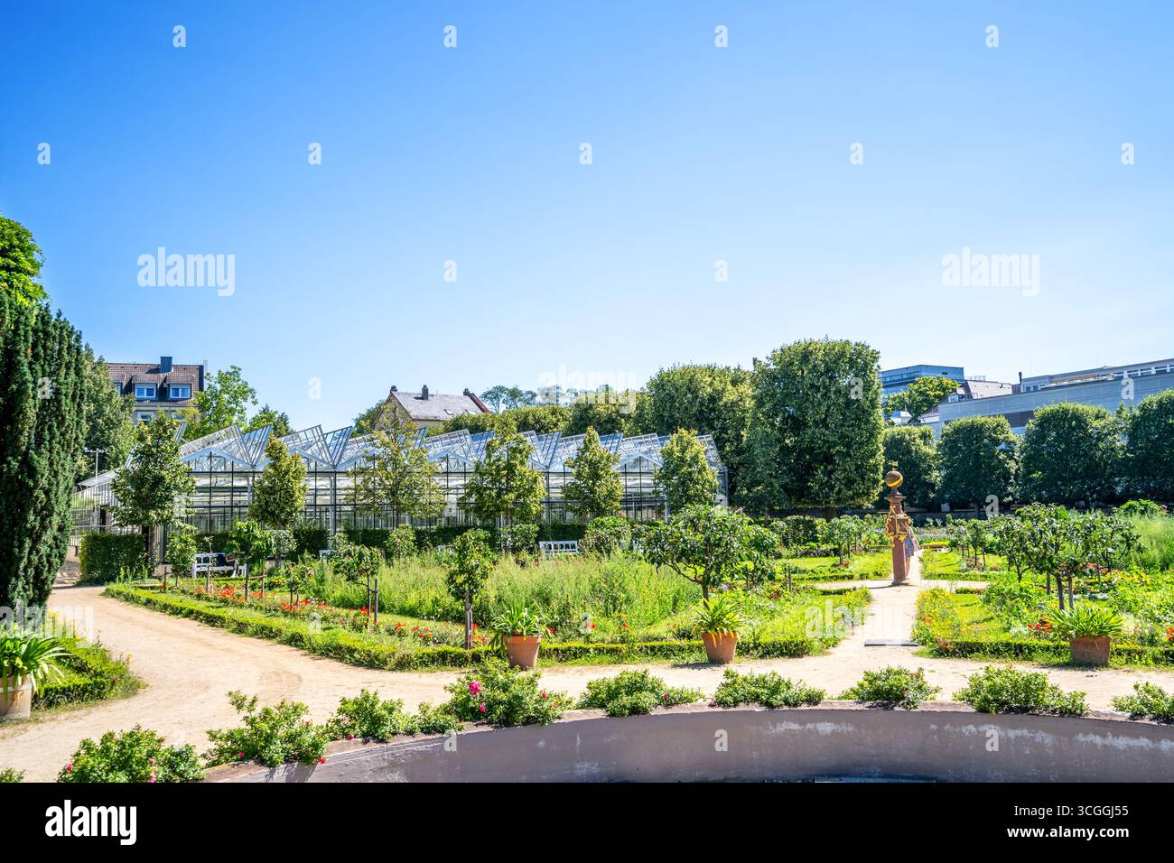 Prince Georg Garden, Darmstadt, Hessen, Germany Stock Photo