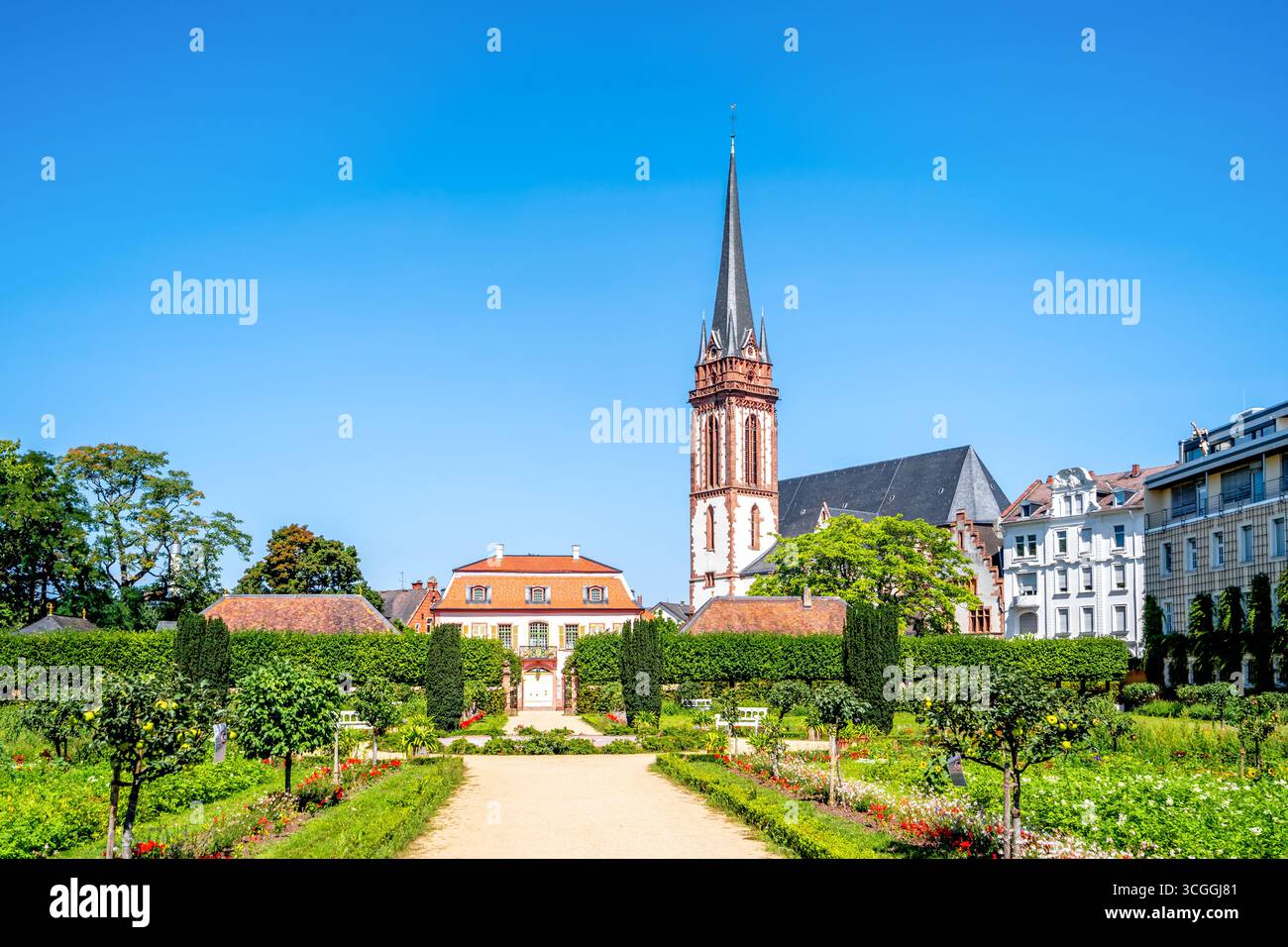 Prince Georg Garden, Darmstadt, Hessen, Germany Stock Photo