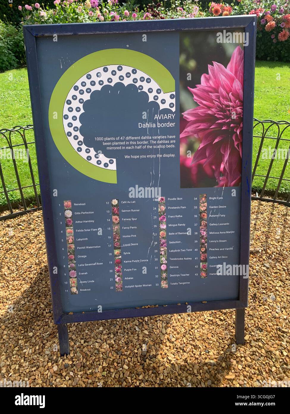 Waddesdon Manor National Trust property flowers garden Summer weather house home garden gardens landscape power electric mains unit - Smartphone Captured Stock Image