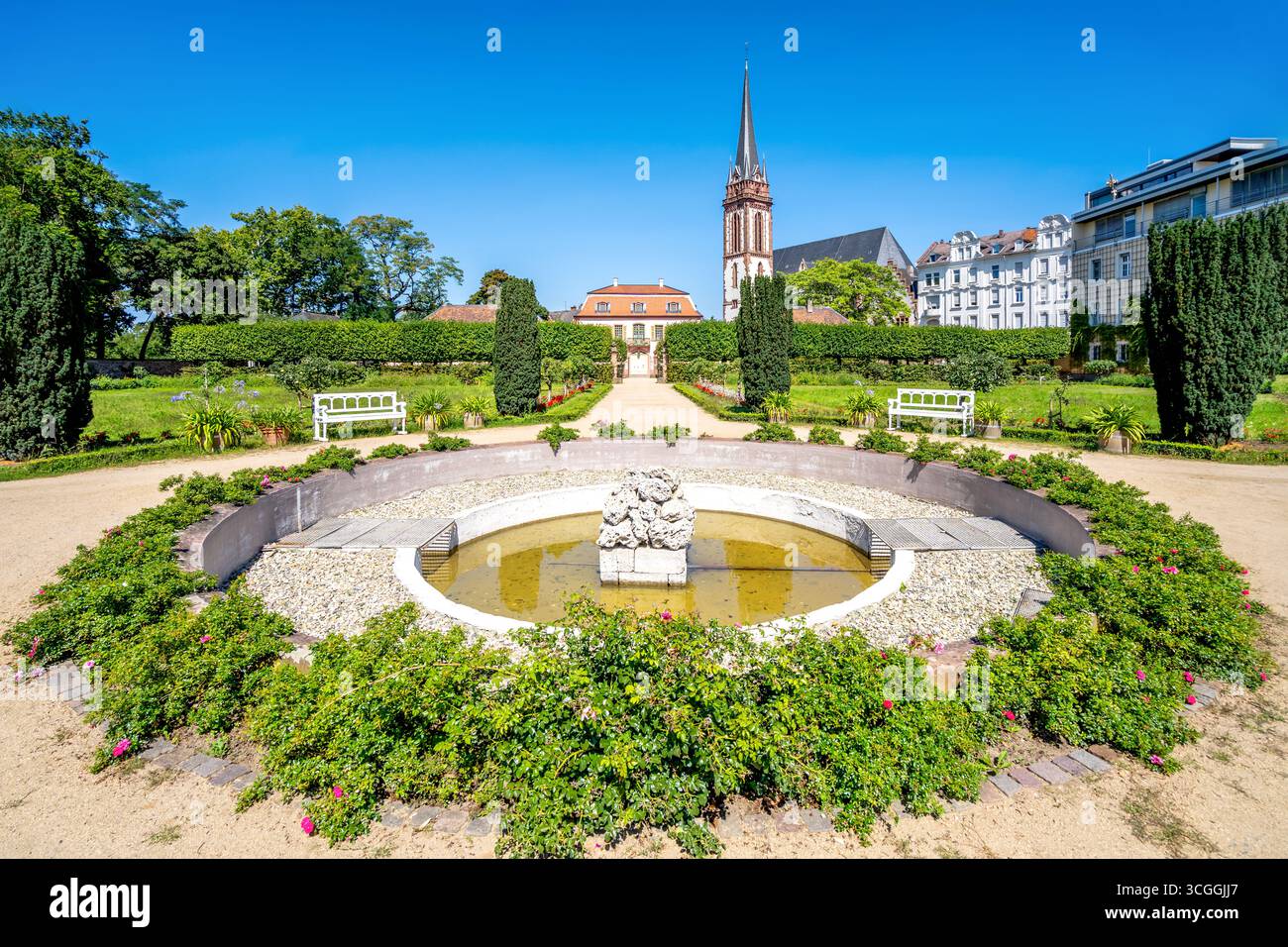Prince Georg Garden, Darmstadt, Hessen, Germany Stock Photo