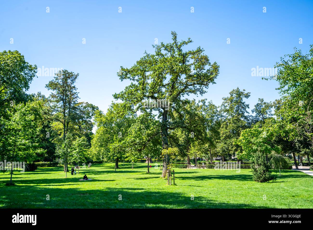 Prince Georg Garden, Darmstadt, Hessen, Germany Stock Photo