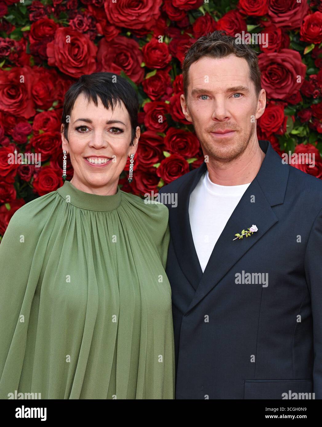 Amy Colman London, UK. August 28th, 2025. Olivia Colman and Benedict Cumberbatch ...